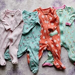 6-9M Pajama Bundle - 4 Footed Sleepers